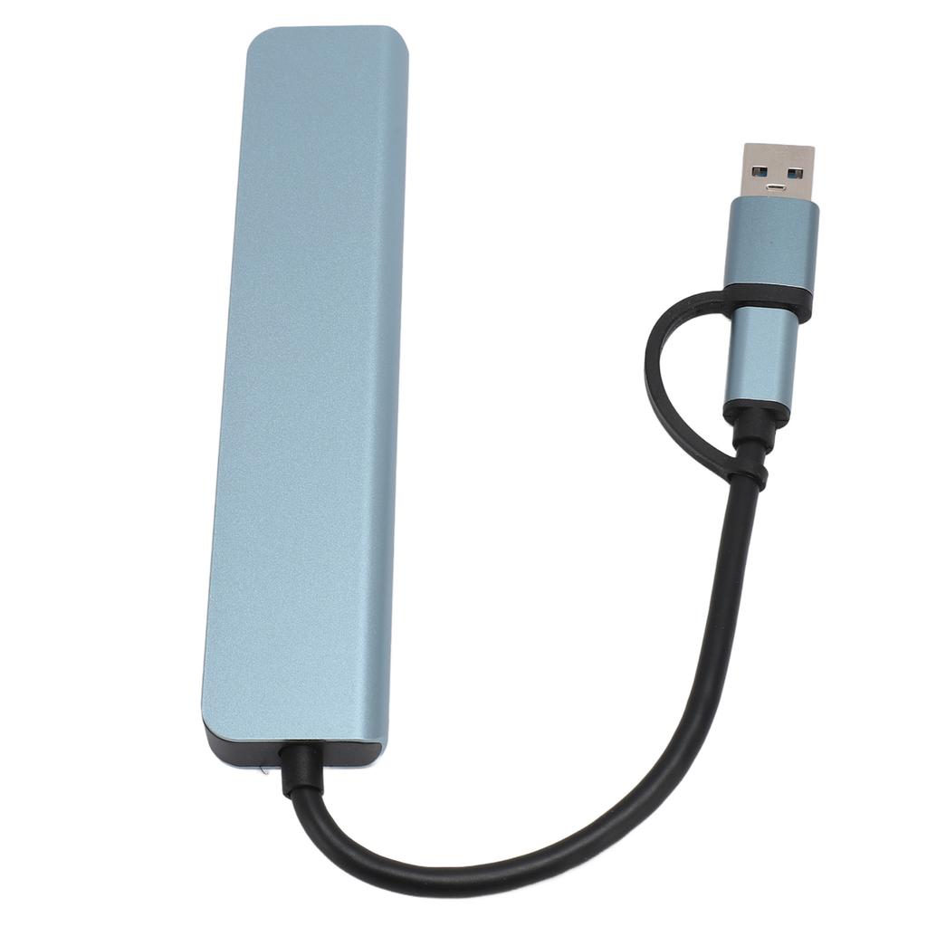 8 In 1 USB C Hub Multi Port Adapter USB 3.0 USB 2.0 USB Type C Fast Data Transfer USB C Hub with Card Slot for Phone