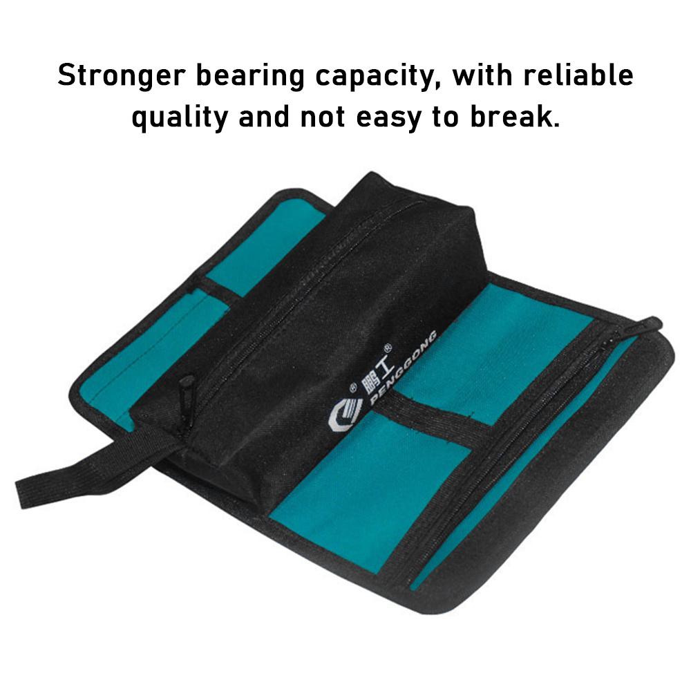 PENGGONG Coil Type Bag Thickened Tool Bag Wear resistant Storage Bag for Maintenance Tool Multifunctional Large