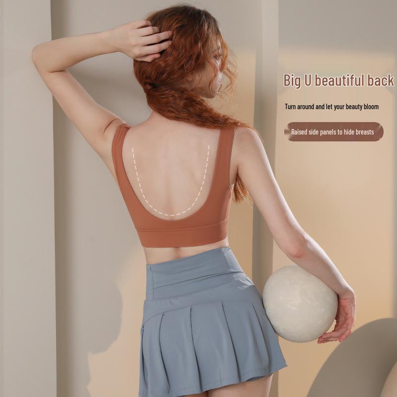 High Support Front Zipper Shockproof Yoga Bra for Running