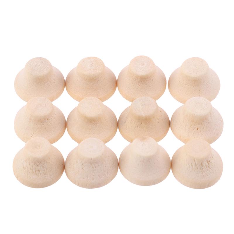 12Pcs/Lot 1:12 Dollhouse Miniature Wooden Sofa Feet Model Furniture Accessories