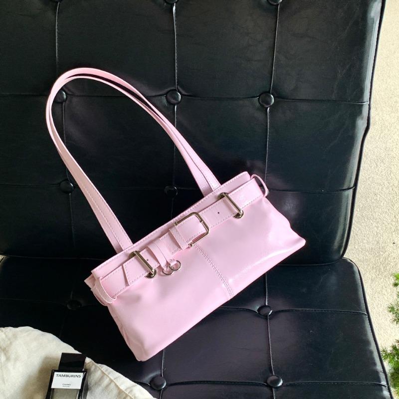 Niche trendy underarm bag women's retro belt portable small square bag fashionable versatile commuter shoulder bag women