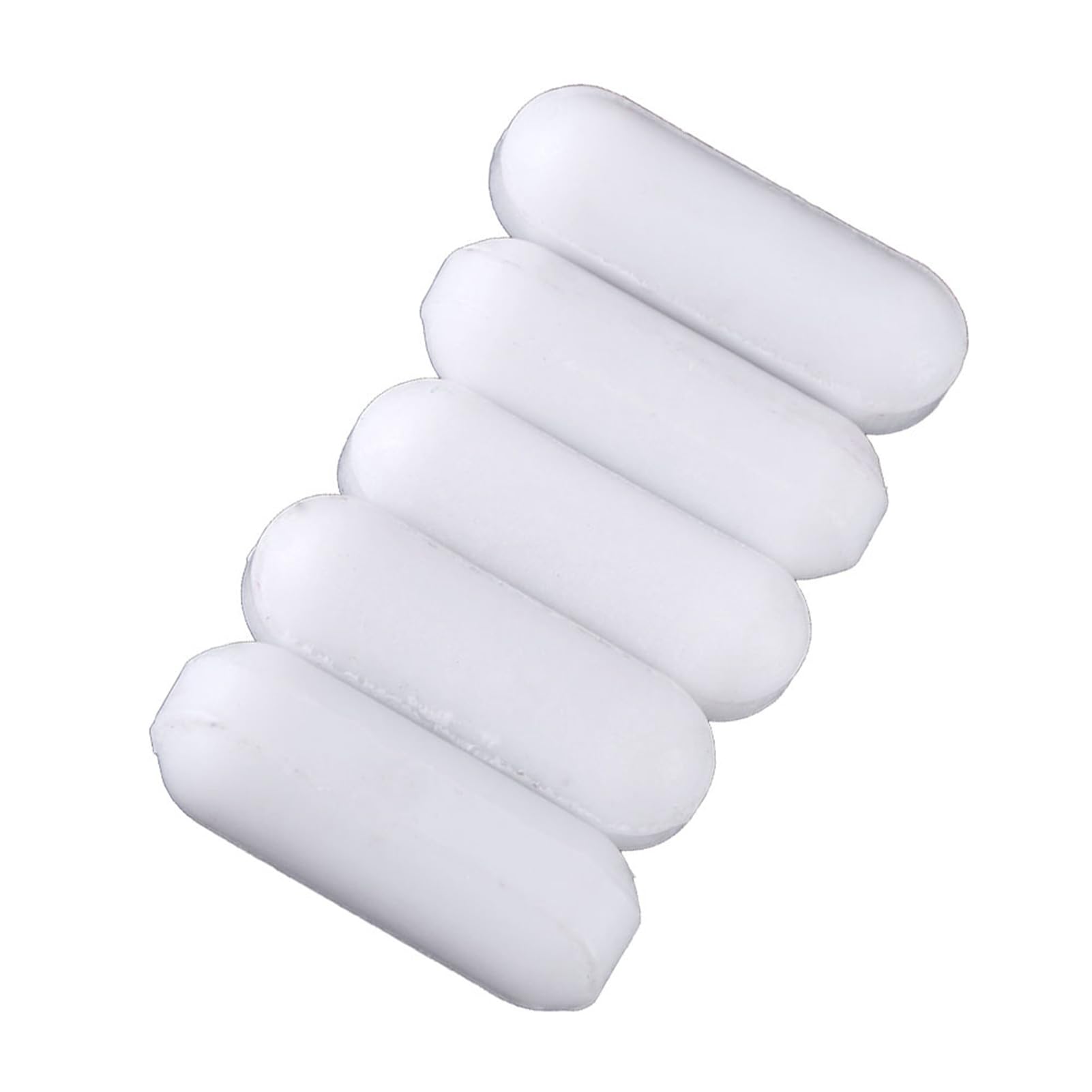Set of 5 Magnetic Stirrers Non-Adhesive Type C PTFE Magnetic Stirrer Bars Corrosion Resistant Not applicable белый
