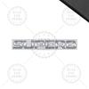 RAPL8 Bright Silver For Skoda Kodiaq Karoq Kamiq Superb Octavia Rapid 4X4 Fabia Yeti Metal Badge 3D Stickers Car Trunk Body Decal