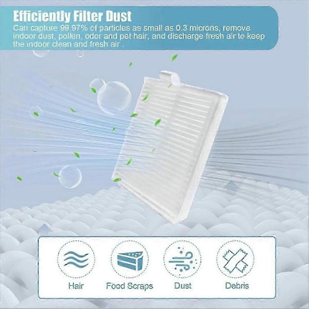 L60/L60 Hybrid/L50 Robotic Vacuum Cleaner with Main Side Brush Hepa Filter and Dust Bags Accessory Set