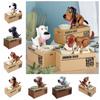 Automated Dog Money Box Cartoon Dog Saving Banks Easy Use Electronic Piggy Bank  Home Decor