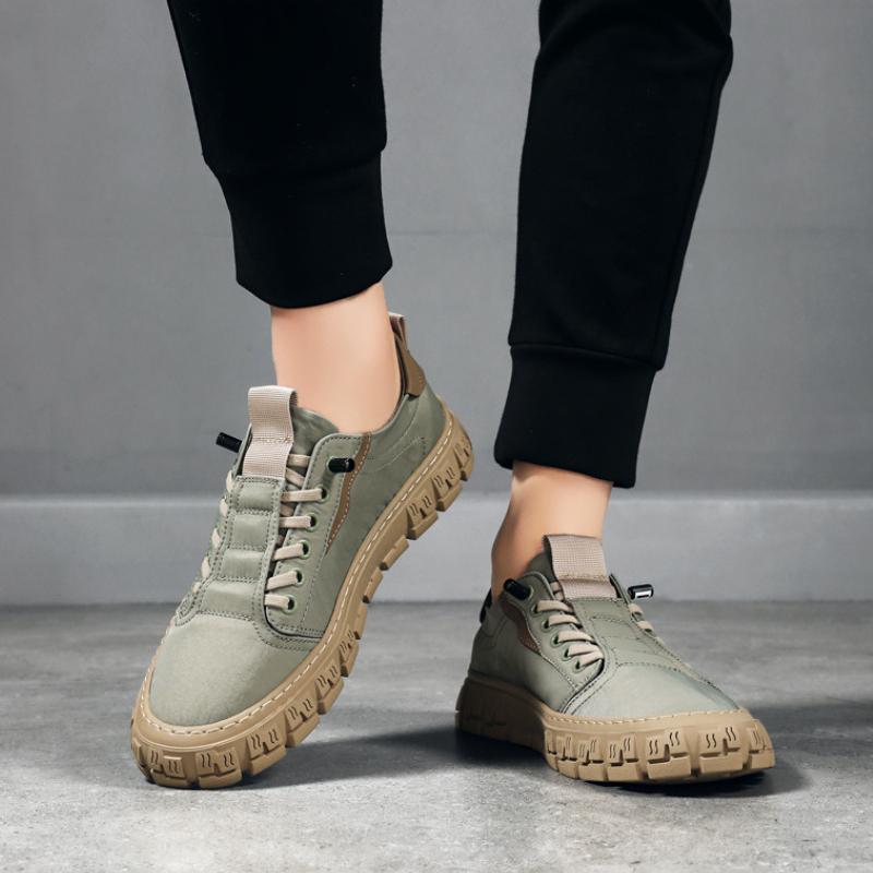 Fashion Casual Shoes for Men Outdoor Breathable Men's Sneakers Lace Up Walking Shoes Platform Vulcanized Shoe Mens Tennis Shoes