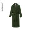 Langzi Wool Double-Faced Mid-Length Commuter Coat