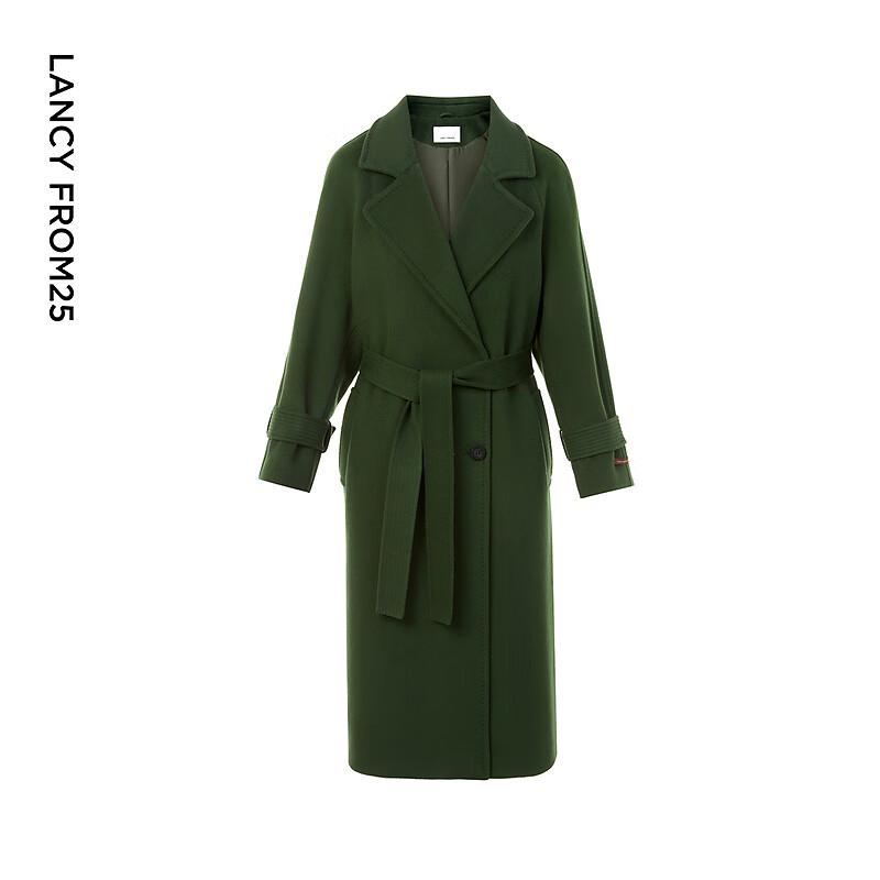 Langzi Wool Double-Faced Mid-Length Commuter Coat