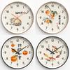 Wall Clock New Chinese Style Wall Clock Living Room Fashion Home Clock Bedroom Ultra-quiet Quartz Clock 30cm