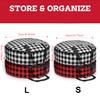 Christmas Wreath Storage Bag Foldable Christmas Tree Storage Bag Double Handle Wreath Container Family Holiday Storage Tool