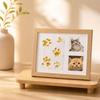 Non-Toxic DIY Keepsake Kit Creative Safe Handprint Kit Clay Mold Exquisite Footprint Frame Baby Shower Gift