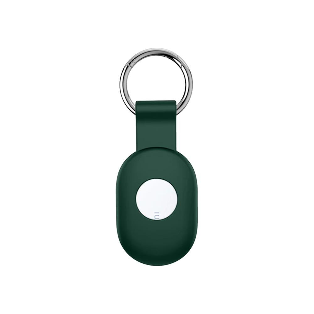 Silicone Protective Case Full Coverage Anti-Scratch Tracker Cover with Keyring Anti-lost Locator Holder Shell for Xiaomi Tag