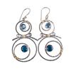Mother's Day Gift London Blue Topaz Gemstone 925Sterling Silver Jewelry Earrings EE-76-17