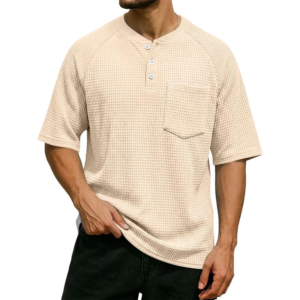 Men's Summer Retro Casual -Weave Shirt
