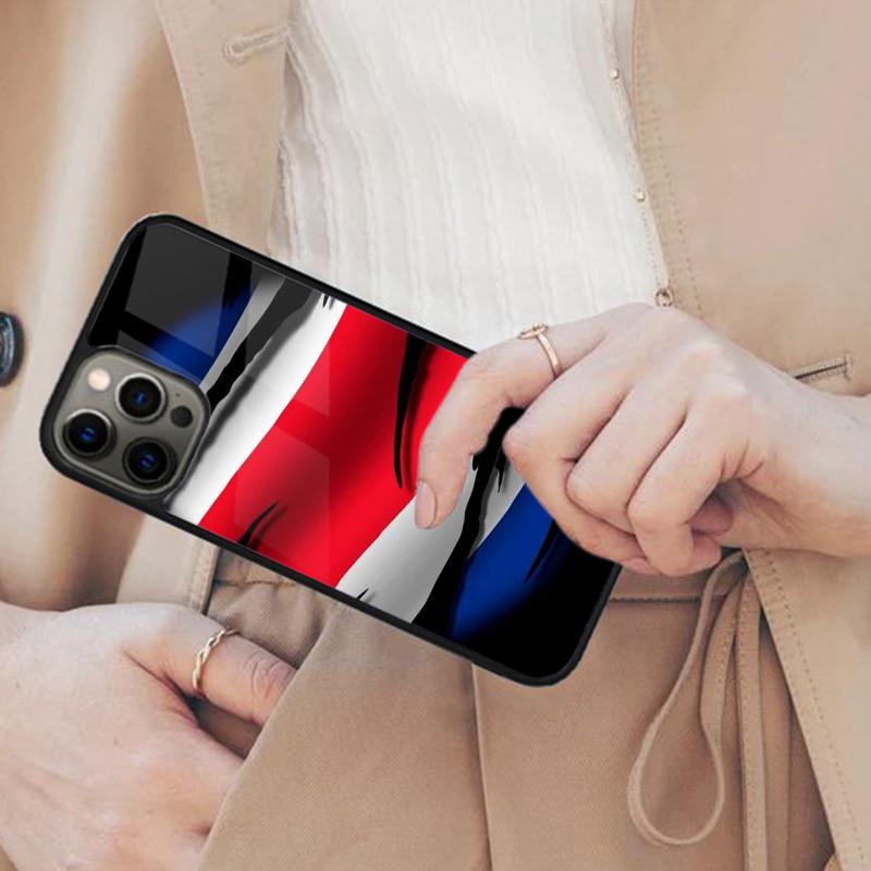 Costa Rica Flag Funda Magnetic Phone Case For APPLE iPhone 17 Air 16 14 13 12 Pro Max 15 Plus Wireless Charge With MagSafe Cover