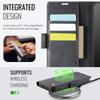 For iPhone 14 Pro Case AUTSPACE A11 RFID Blocking Retro Leather Cell Phone Wallet Cover