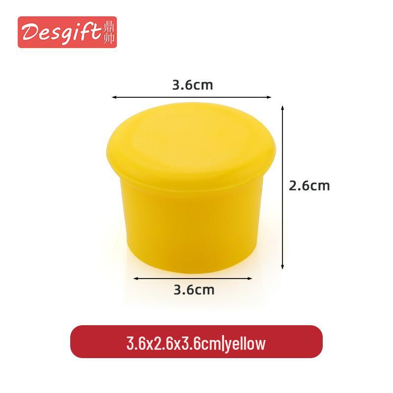 FDA Food-Grade Multi-Color Silicone Wine Bottle Stopper: Leak-Proof Fresh-Keeping Cover for Red Wine.