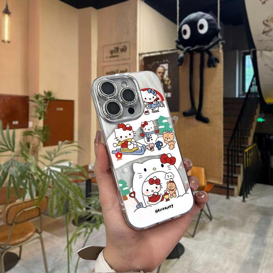 Sanrio TK Hello Kitty Silver Phone Case for Apple 16