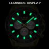 LIGE New Luxury Gold Men Watch Outdoor Sports Wateproof Chronograph Quartz Wristwatch Business Sport Male Clock Montre Homme+BOX