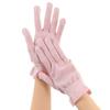 Silk Gloves for Hand Care, Moisturizing, and Comfortable Sleeping Gloves for a Comfortable, Relaxed Fit. Made In Japan (Pink, 1 Pair)