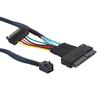 SAS Cable SFF8643 To SFF8639 15P Power Line MINI Server Connector HDD Adapter