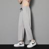 Men's Summer Ice Silk Loose Straight-Leg Casual Trousers