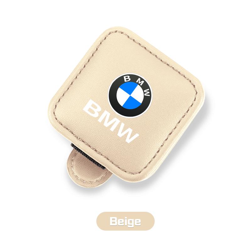 BBLB5 Leather Car Glasses Clip for BMW E70 E90 G30 G20 G60 G70 X1 X2 X3 X4 X5 X6 X7 iX1 I5 I7 I8 Auto Visor Sunglasses Holder Storage