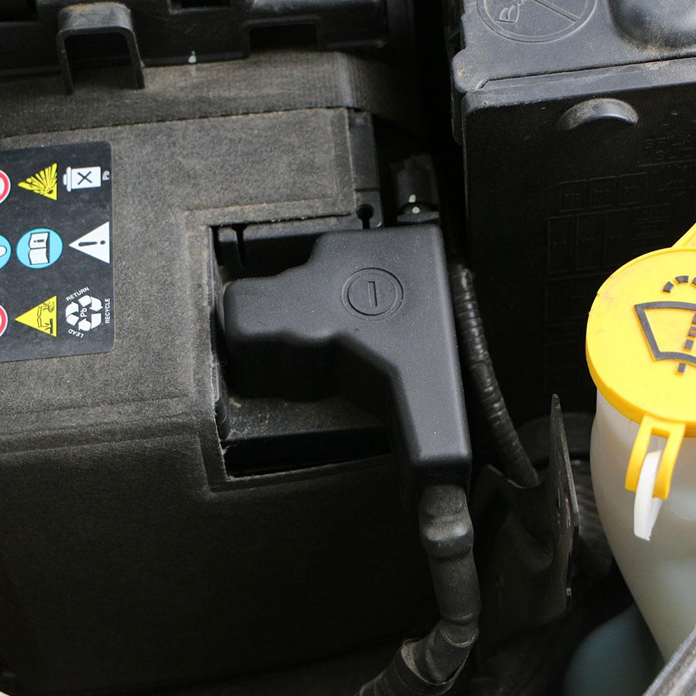 Car Battery Negative Cover for Jeep Compass 2017 2018 2019 2020 Batteries Electrode Anode Protective Cap Protector Accessories