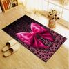 Nouveau Tapis Rose et Noir avec Nœud 2025 pour Salon Chambre Maison Décoration Canapé, Tapis de Sol Antidérapant pour Jouer les Enfants28