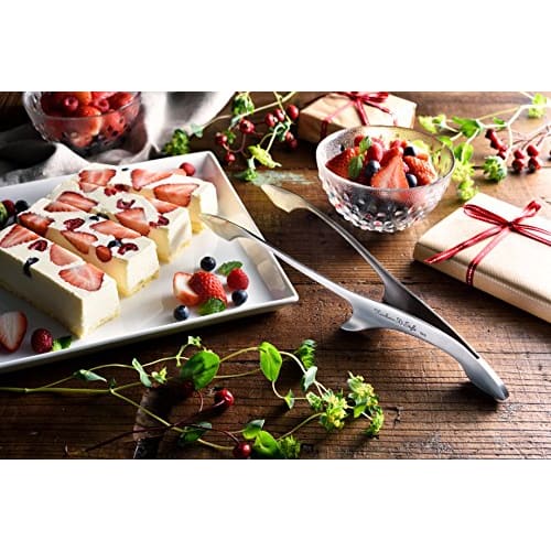 Kevnhaun Stainless Steel Tongs, Large, 30cm, Yakiniku Tongs, Made in Japan, Thin Tips that Don't Touch the Table, Chopsticks, Cake Tongs, Global Tongs