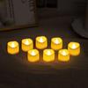 DFsucces 24-Piece LED Candle Light Set, Soothing Warm Yellow Light, Safe, Energy-Saving, Long-Lasting, and Convenient for Photography, Christmas,
