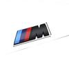 For BMW CBMW M Performance 3D Emblem ABS Glossy Black Front Grille & Rear Trunk Badge Sticker for M3 M5 X3 X5 Models Car Styling Upgrade