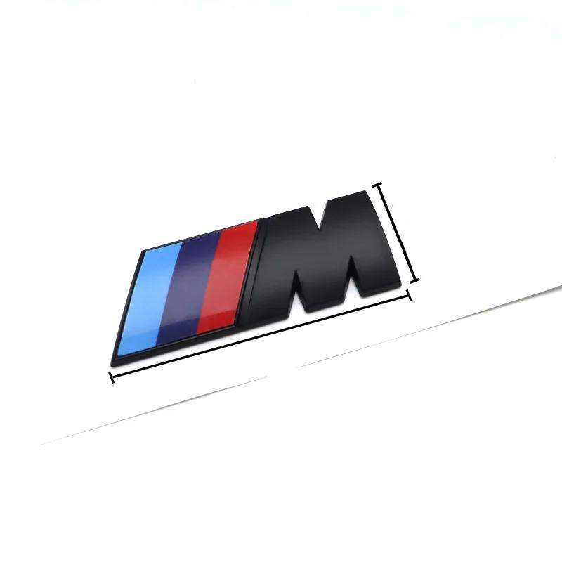 

BMW M Performance 3D Emblem ABS Glossy Black Front Grille & Rear Trunk Badge Sticker for M3 M5 X3 X5 Models Car Styling Upgrade 4.7x1.6cm матовий чорний колір
