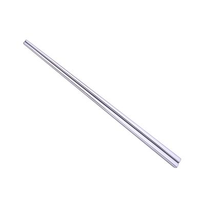 1pcs Stainless Steel Chopsticks 23Cm Square Reusable Metal Silver Electroplating Dishwasher Safe For Food Rice Vegetables Meat