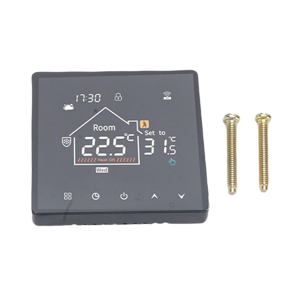 Programmierbarer Smart Thermostat Touchscreen LCD-Anzeige Wasserheizung Kesselthermostat für Zuhause Büro Einkaufszentrum Hotel
