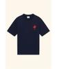 DROLE DE MONSIEUR Hibiscus Embroidered T-Shirt D Hibiscus Brodee D0Tcm26211Nyx