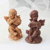 Silicone Candle Mold Aromatherapy Candle Mold 3D Angel Sculpture Plaster Epoxy Mold for DIY Soap Candle Making Supplies