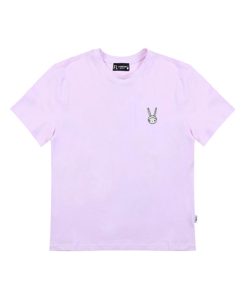 Pipilapin Back Garden Drawing Basic Fit Short Sleeve T-Shirt/Fm9Wts11F Pink