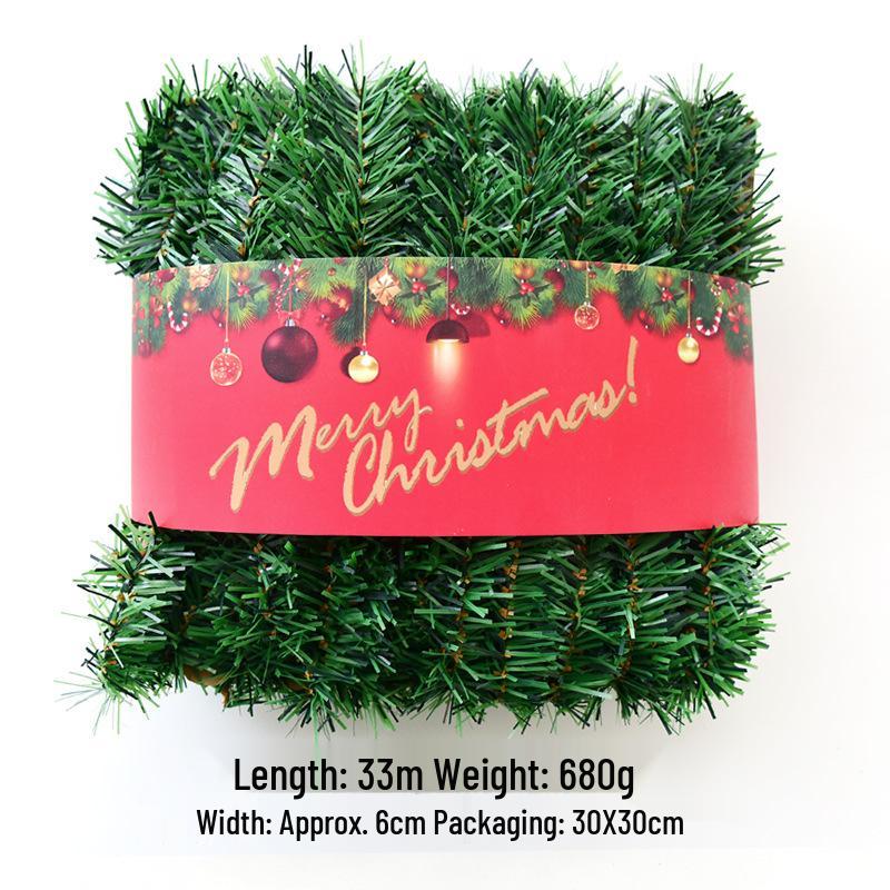 NUCHI 33m Fireproof Christmas Faux Fur Trim Decorative Supplies