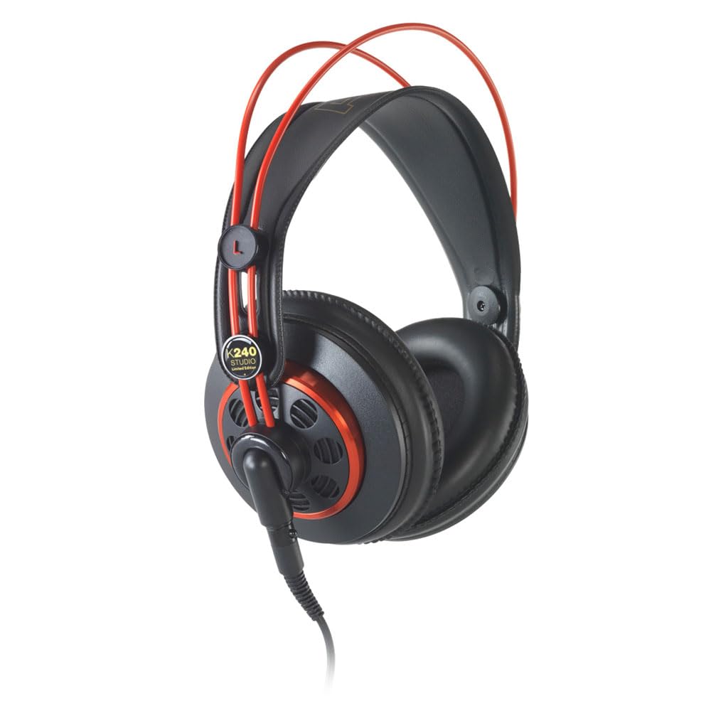 

K240 STUDIO Limited Edition Official Monitor Limited Deep Red for studio use and headphones [AKG] [Hibino Import] Headphones, Wired, Color Ideal