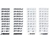 Vysoce lesklý černý emblémový sticker BMW řady 3 pro 320i 320d 325d 328d 330i 330d 335d 340i340d Pasuje na E90 E91 E92 F30 F31 F34 G20 G21 YG5VD