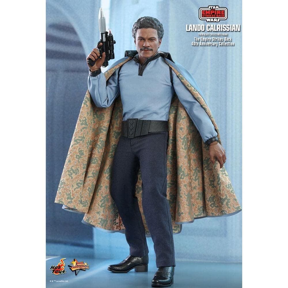 Hot Toys Movie Masterpiece Star Wars Episode The Empire Strikes Back Lando Calrissian Anniversary Scale Blue V (40th Edition) 1/6 Figure,