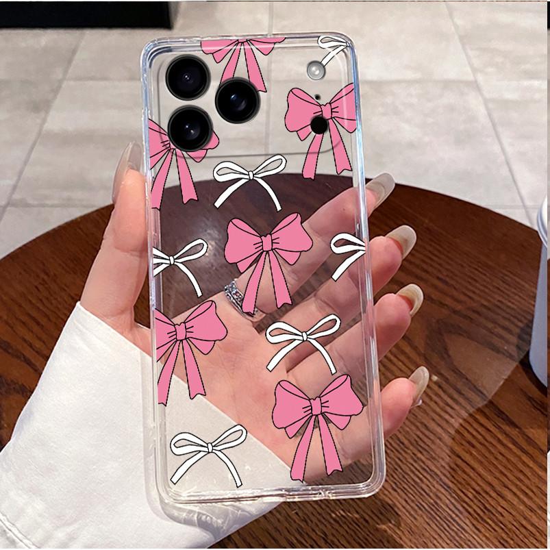 For iPhone 17 Pro Max Case iphone17 Clear Luxury Cute Love Rabbit Cover Soft Silicone Phone Case For iPhone 17Pro Max Air Fundas