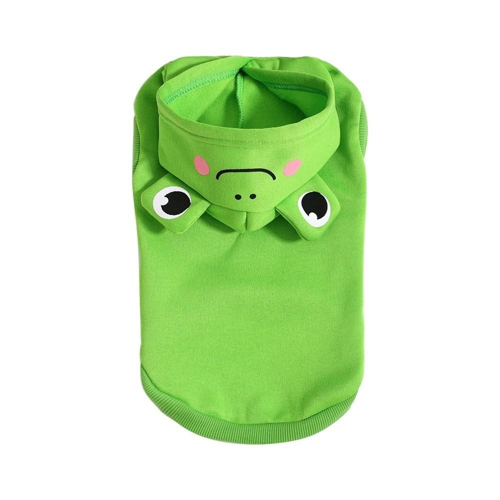 Comfortable Frog Cosplay Dog Hoodies Shark Lion Puppy Clothing Coat Cartoon Dog Sweatshirt  Spring
