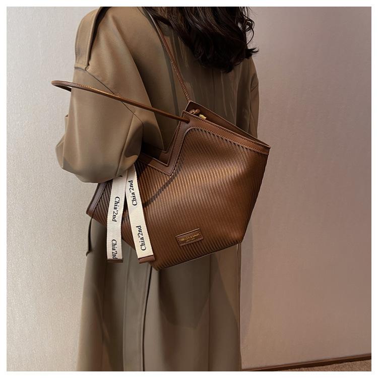 Big Bag, Women's Bag, Casual Versatile Canvas Bag, Commuting Shoulder Bag, Student Tote Bag