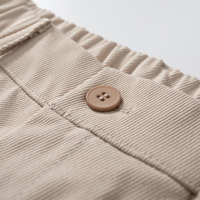 Summer Cargo Shorts Men Vintage Clothes Elastic Waist Casual Shorts