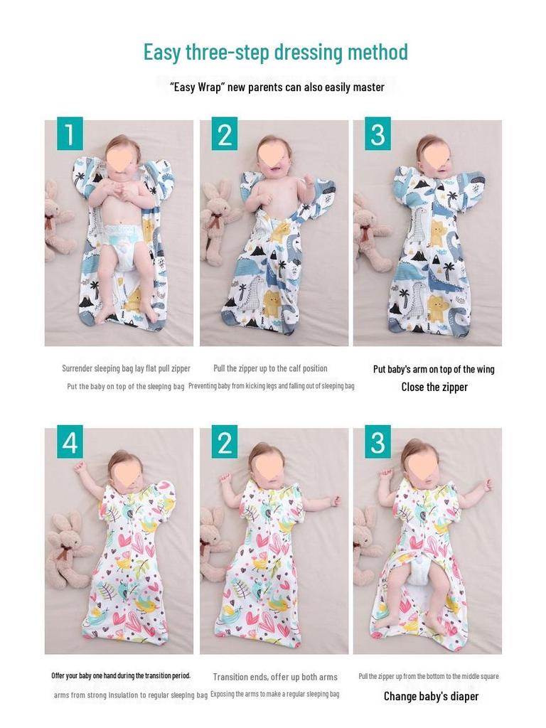 Winter Surrender Style Baby Sleeping Bag: Anti-Kick & Anti-Startle Newborn Swaddle Quilt