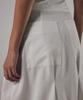Teulimingbeodeu Bar-Tack Pleated 2-Way Fit Skirt [ White ]