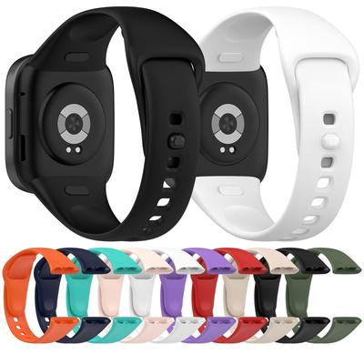 Silicone Wristband Strap for Redmi Watch 3 / Watch 3 Lite / Active Wristband Strap Smart Bracelet Replacement Accessories