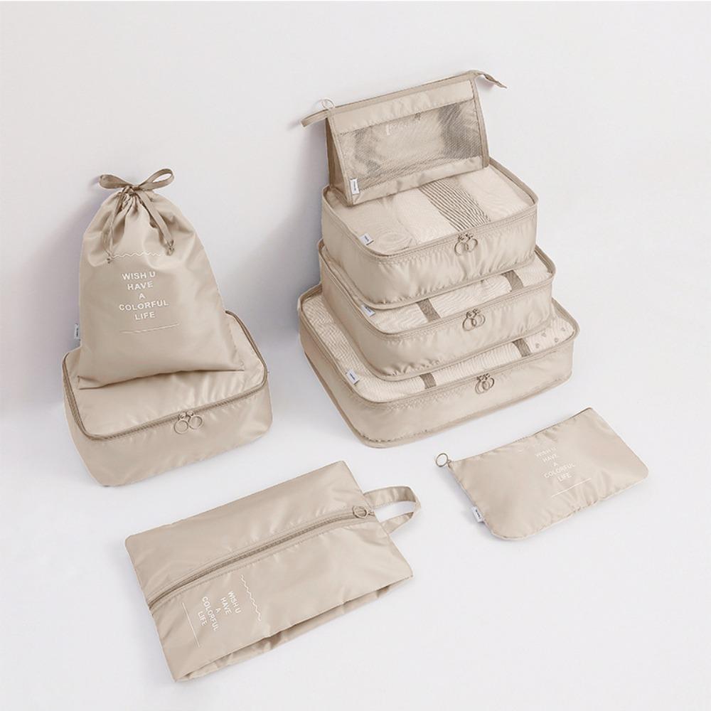 8-6 Pcs Travel Storage Bag Set, Clothing Organizer Packing Bags Suitcase Luggage Organizer Pouches